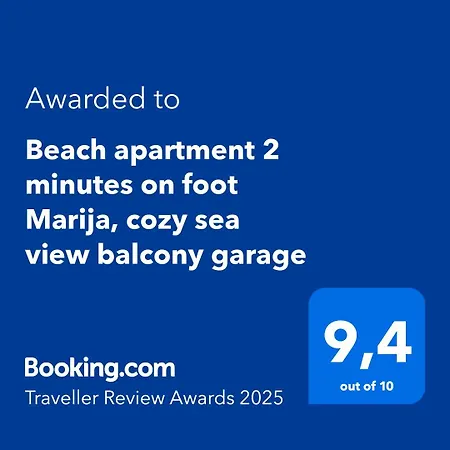 Comfortable, Balcony, Sea View, Garage Marija *